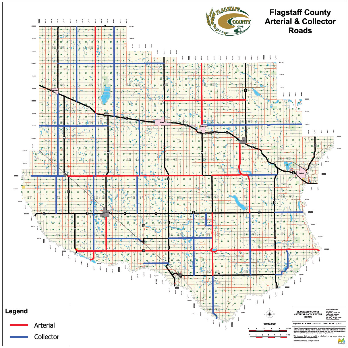 Road Network System - Flagstaff County